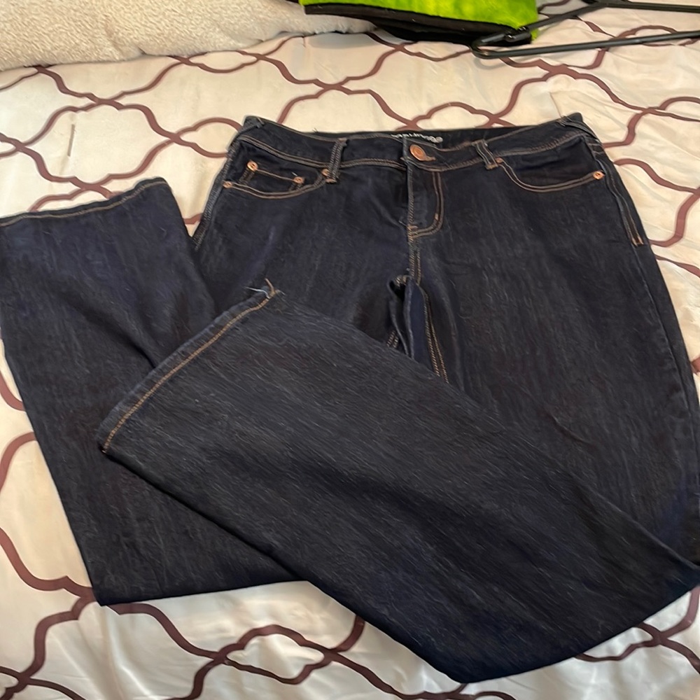 Wide leg jeans